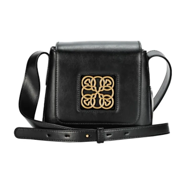 PINKO Cow Leather Small Square Bag, Bird Bag, Swallow Bag, Crossbody Bag, Shoulder Bag Women's Black-0