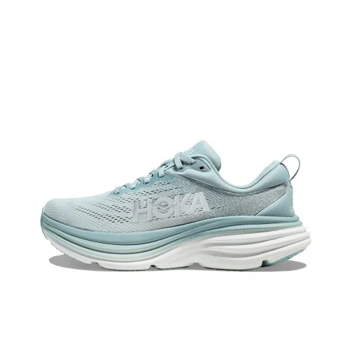 HOKA ONE ONE Bondi 8 Running Shoes Men Low-Top Blue