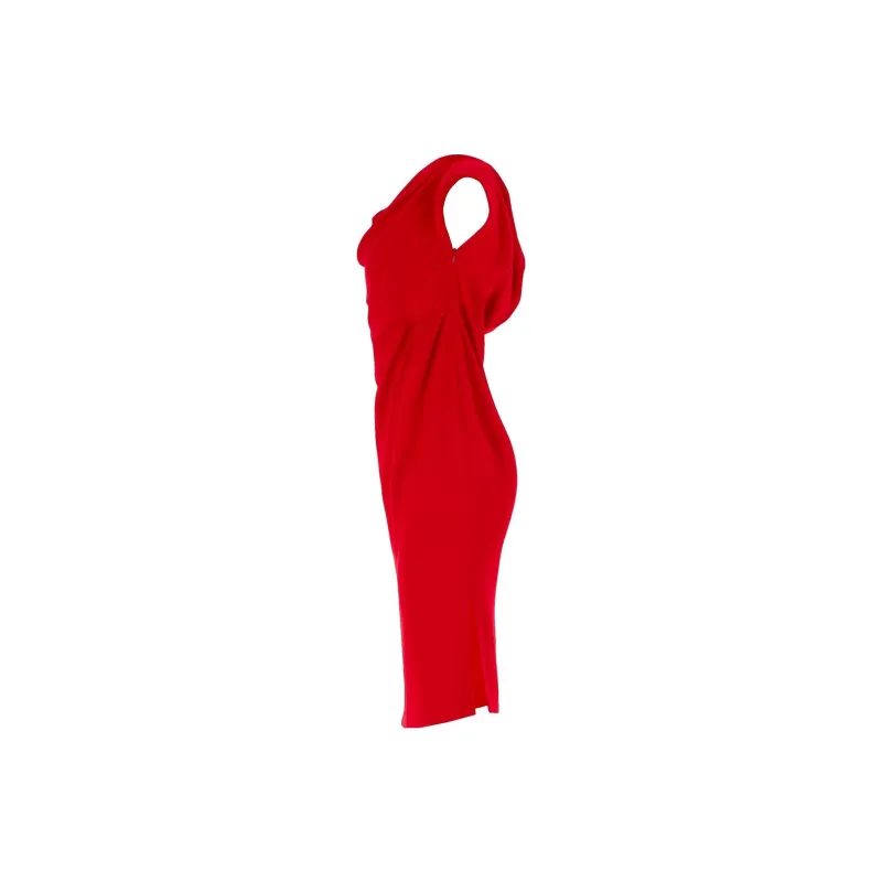 Alexandre Vauthier One shoulder Draped Midi Dress-2