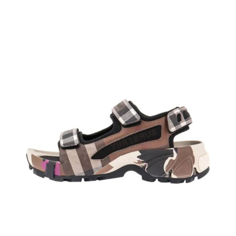 Burberry Arthur Check-pattern Sandals-0