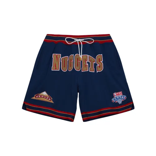 Mitchell Ness Mitchell & Ness X Just Don Basketball Shorts Men Navy Blue