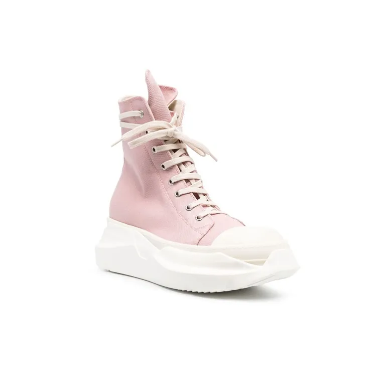 Rick Owens DRKSHDW High Top Stylish Skateboarding Shoes Men's Pink-2