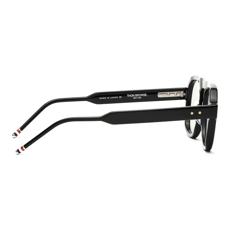 THOM BROWNE· Acetate Aviator Eyeglass Frames Men's Black-2