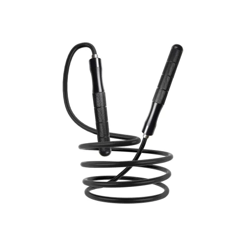 BSELEON Aerobic Fat Reduction Non Countable Jump Ropes Fitness Crowd PVC Steel Wire Rope, Aluminum Alloy Controller 3m