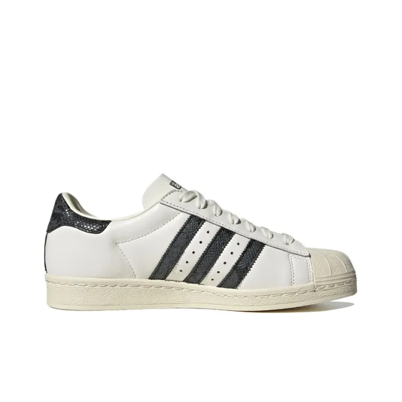 Adidas Superstar 82 White Black Snakeskin Stripes-1