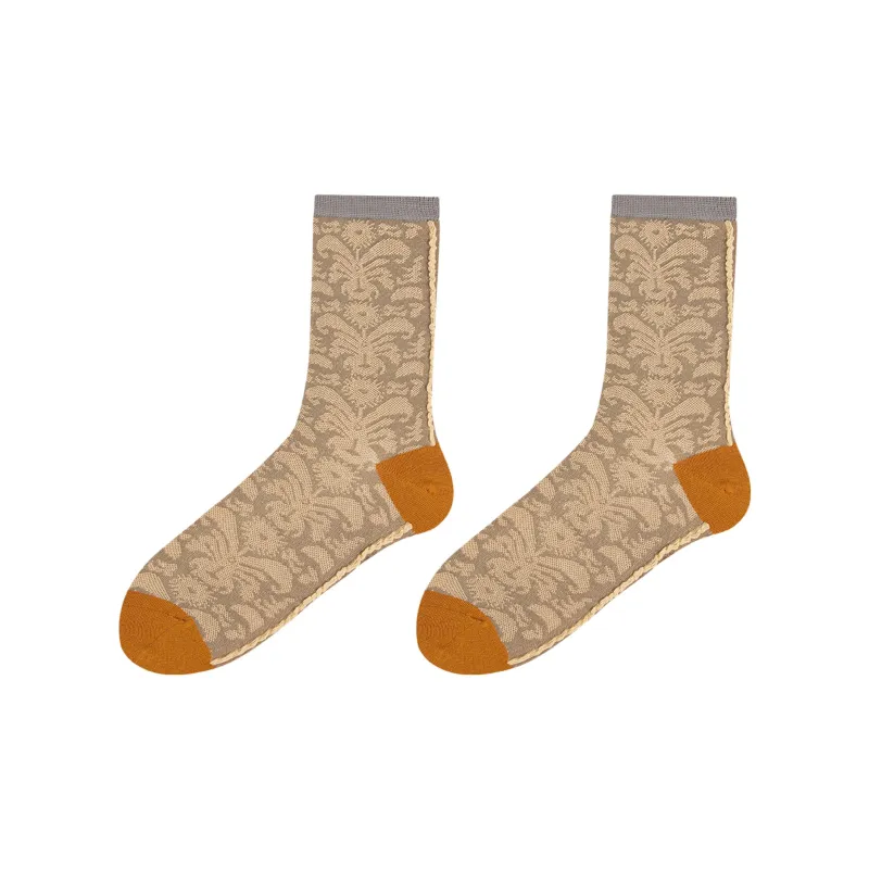 ALMOND ROCKS Unisex Knee high Socks-0