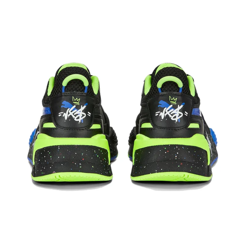 NEED FOR SPEED PUMA RS X Anti Slip Wear Resistant Low Top Sports Casual Shoes Black Blue Cyan-4
