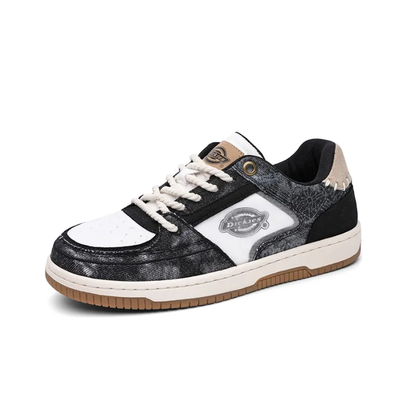 Dickies Patchwork Collection Low Top Skateboard Shoes Men's Black-1