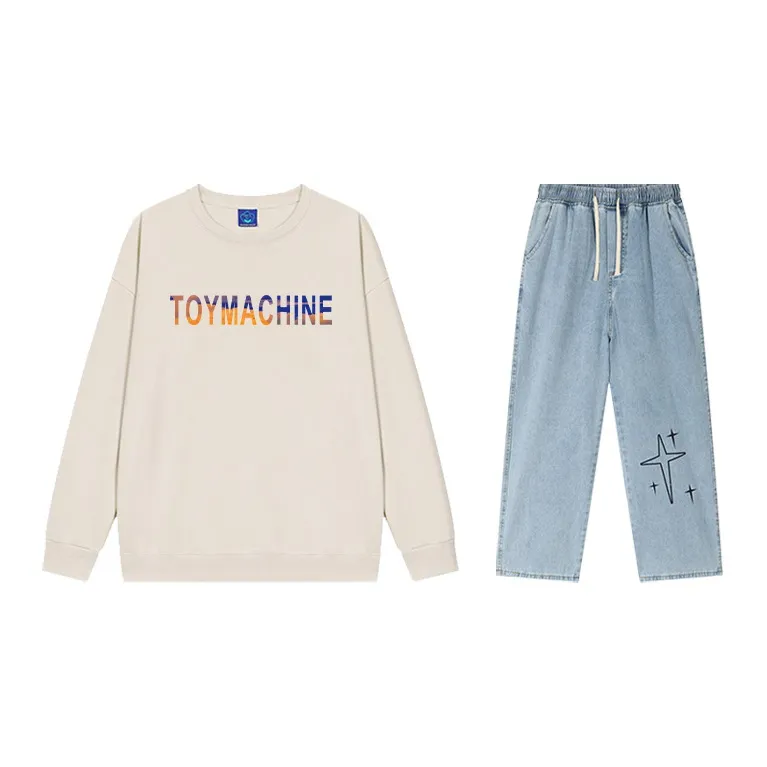 Toy Machine Sweatshirt Sets Unisex-30