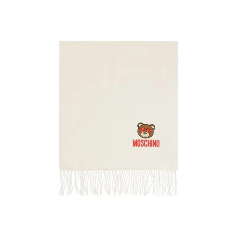 MOSCHINO Knit Scarves Women's Beige-0