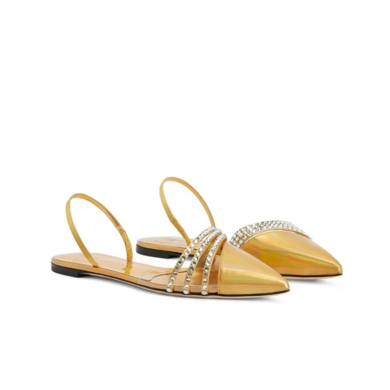 Giuseppe Zanotti Claralie Rhinestone embellished Slingback Pumps-2