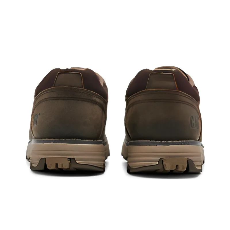 CAT Cushioning Anti Slip And Wear Resistant Low Top Outdoor Shoes Men's Dark Brown-2