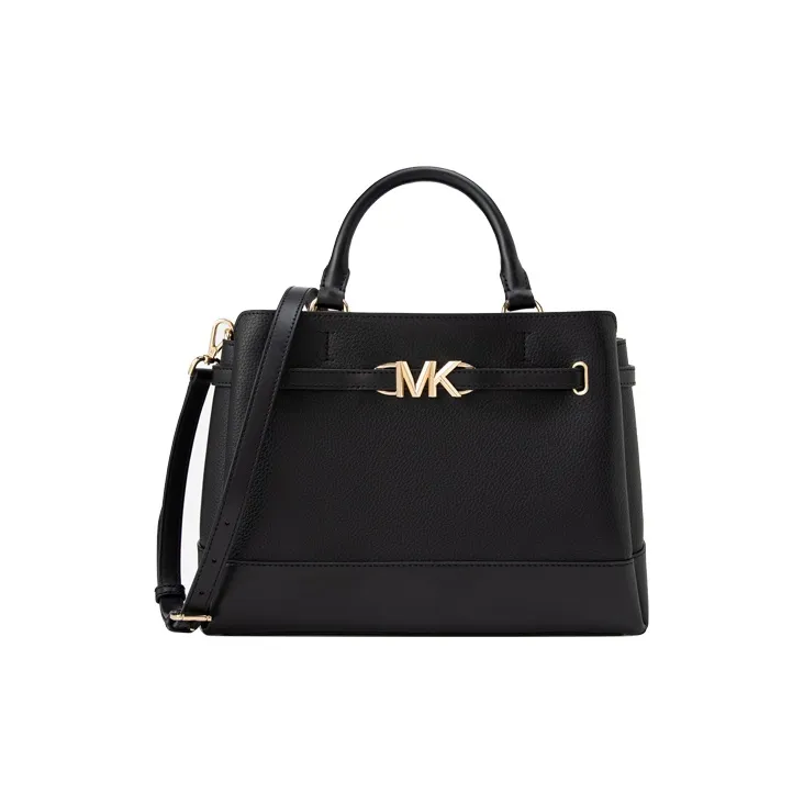 MICHAEL KORS Cow Leather Tote Bag, Shopping Bag, Handbag, Crossbody Bag Tubas Women's Black-0