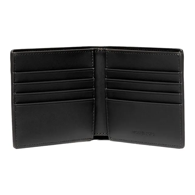 MICHAEL KORS Bryant Cow Leather Wallet Trumpets Men's Black-2