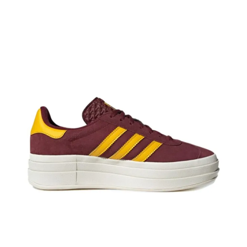 Adidas Gazelle Bold Shadow Red Bold Gold Women's-1