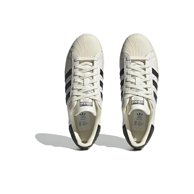 Adidas Superstar 82 White Black Snakeskin Stripes-4