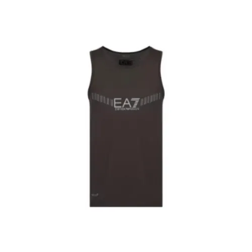 EMPORIO ARMANI Tank Tops Men Gray