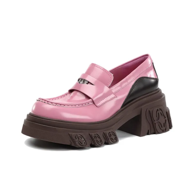 DIBO MANNER Flame Carved Collection Platform Shoes Women's White-7
