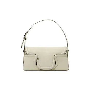 Valentino GARAVANI Goatskin Portable Crossbody Bag Shoulder Bag Women's White