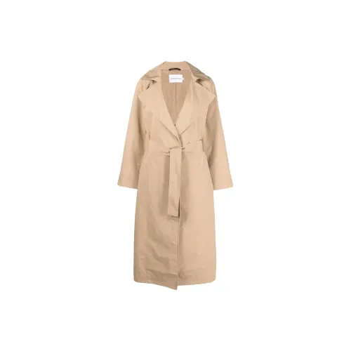 Calvin Klein Trench Coats Women's Off White