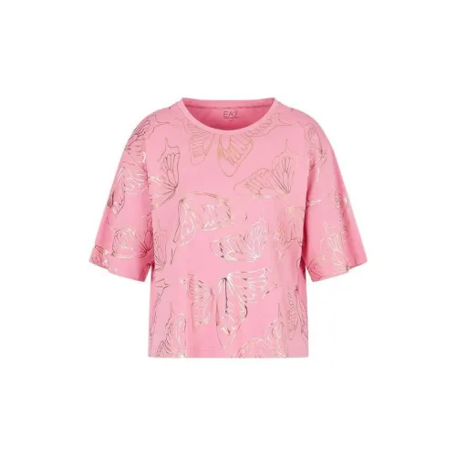 EMPORIO ARMANI T-Shirts Women's Bright Pink