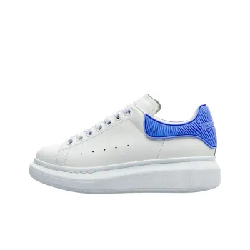 Alexander McQueen Oversized Shoes 'Cream White Electric Blue' Women's