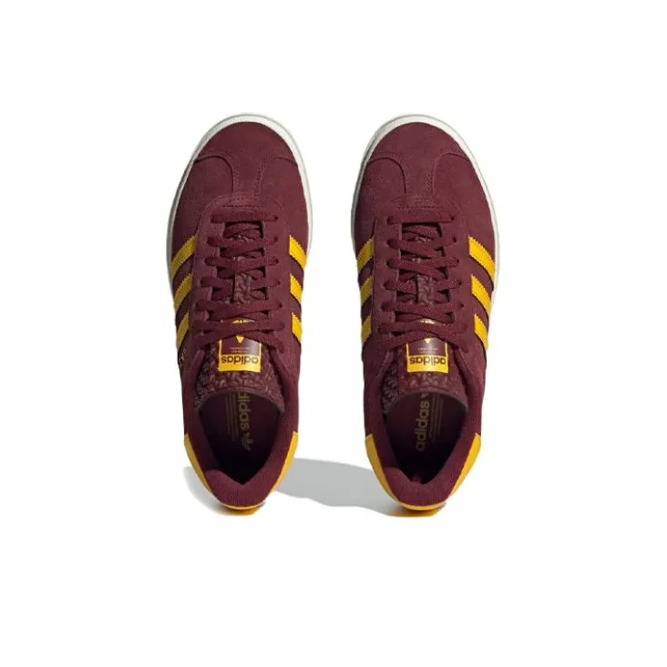 Adidas Gazelle Bold Shadow Red Bold Gold Women's-3