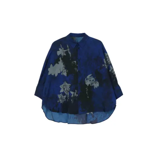 Yohji Yamamoto Shirts Men Blue