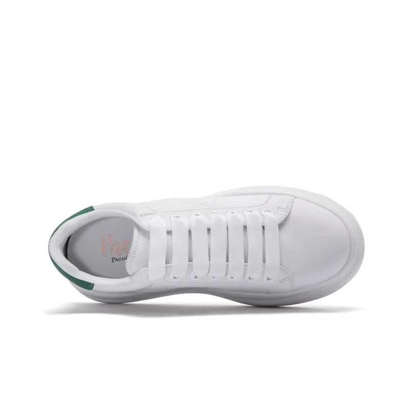 PACO GIL Stylish Skateboarding Shoes Women's White-4