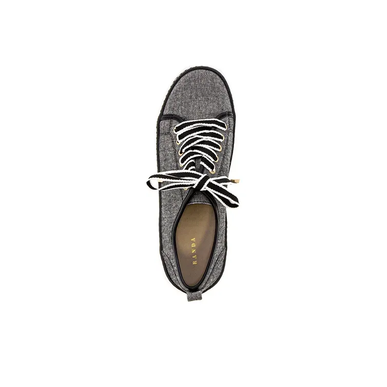RANDA Cotton Cotton Tactile Collection Stylish Skateboarding Shoes Women's-2