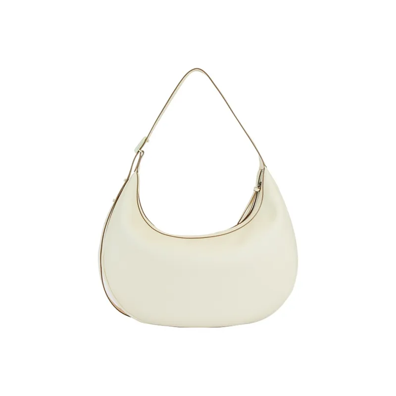 AMAZING SONG Cow Leather Crescent Bag, Shoulder Bag Large Size Women's-4