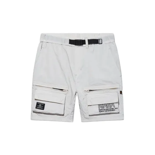 Alpha Industries Cargo Shorts Men White