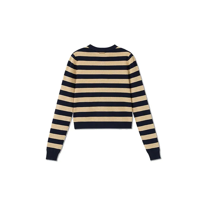 MICHAEL KORS SS23 Knitwear Women's Navy Blue & Gold-1