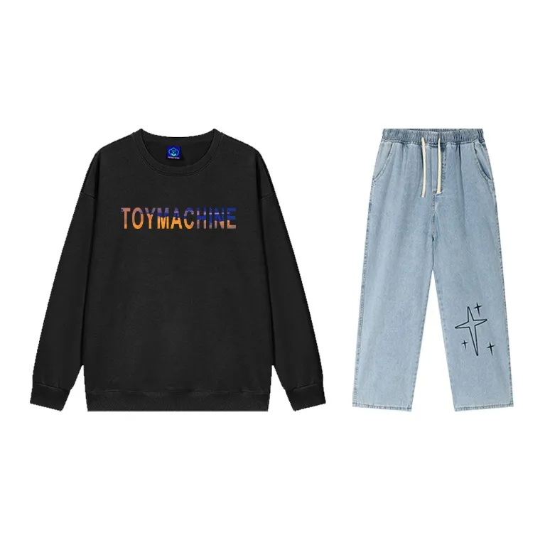 Toy Machine Sweatshirt Sets Unisex-18