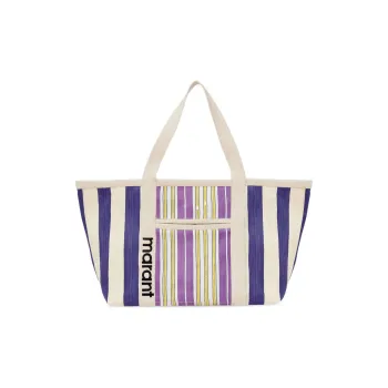 ISABEL MARANT Striped Pattern Top Handle Bag