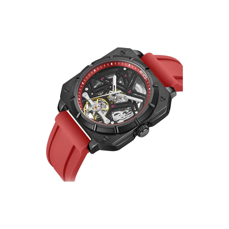 MITICO Automatic Mechanical Movement Watch Unisex Cut Out Dial MH5B8R08-1
