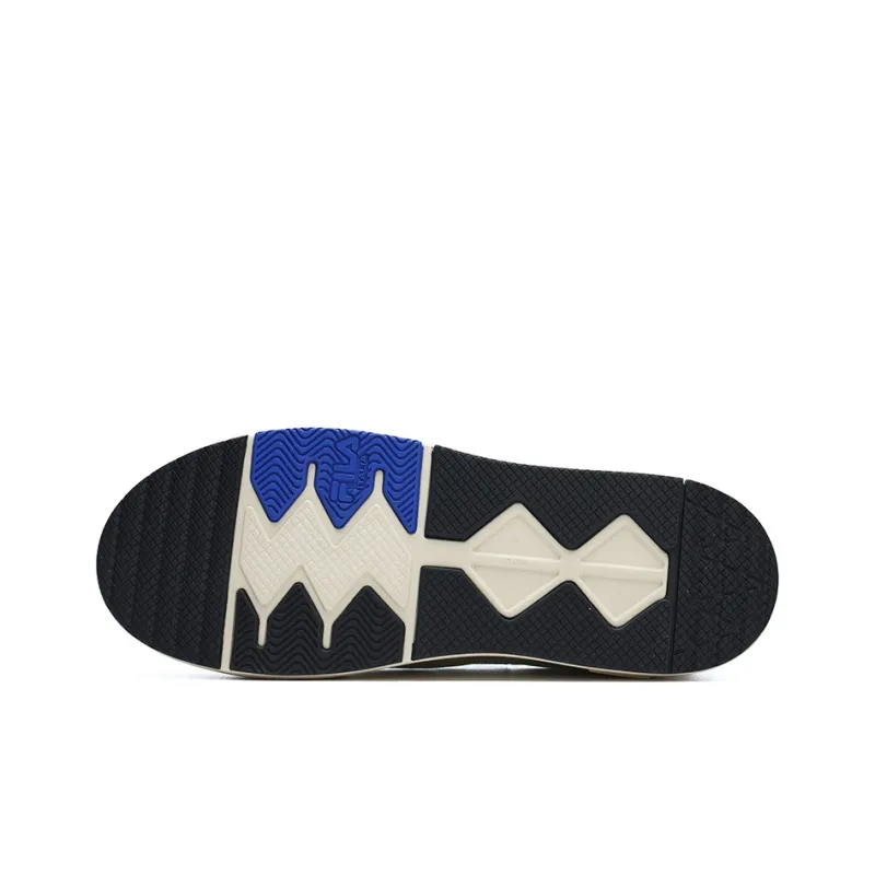 FILA FUSION Classic Skate Shoes 'Black White Blue'-4