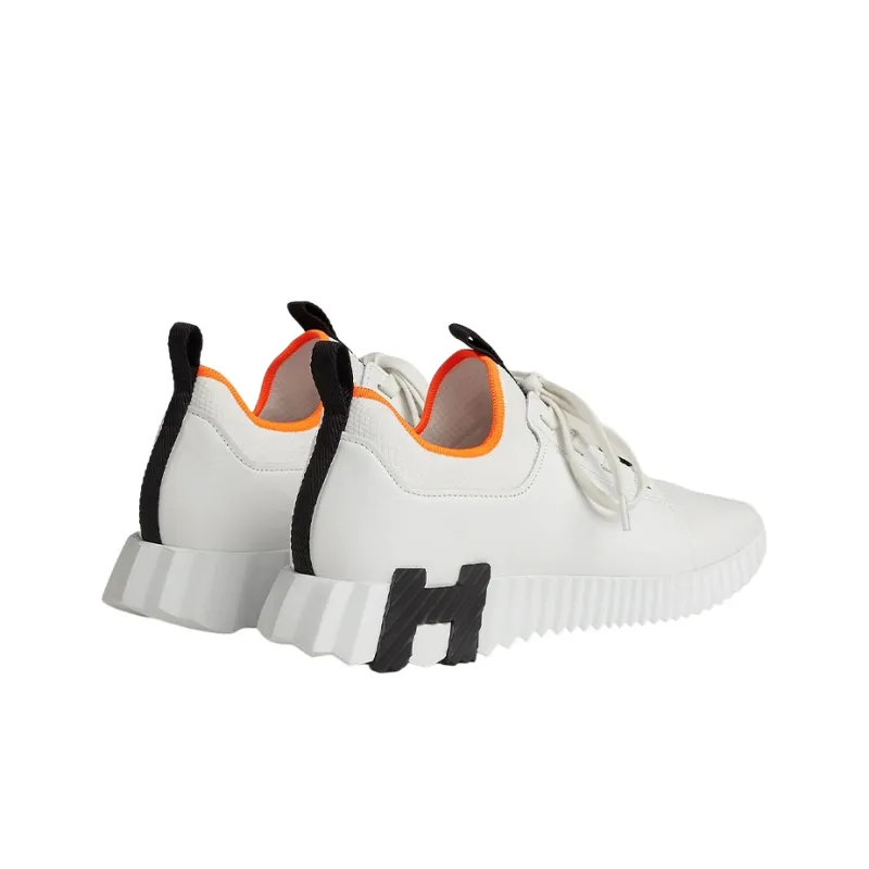 HERMES Depart Low Top Sports Casual Shoes Women's Black White-3