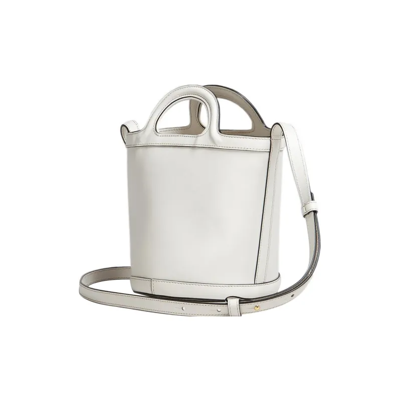 MARNI Logo Embossed Tropicalia Small Bucket Bag-3