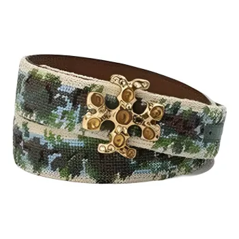 TORY BURCH Leather Belts Women's Green