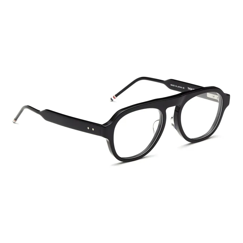 THOM BROWNE· Acetate Aviator Eyeglass Frames Men's Black-1