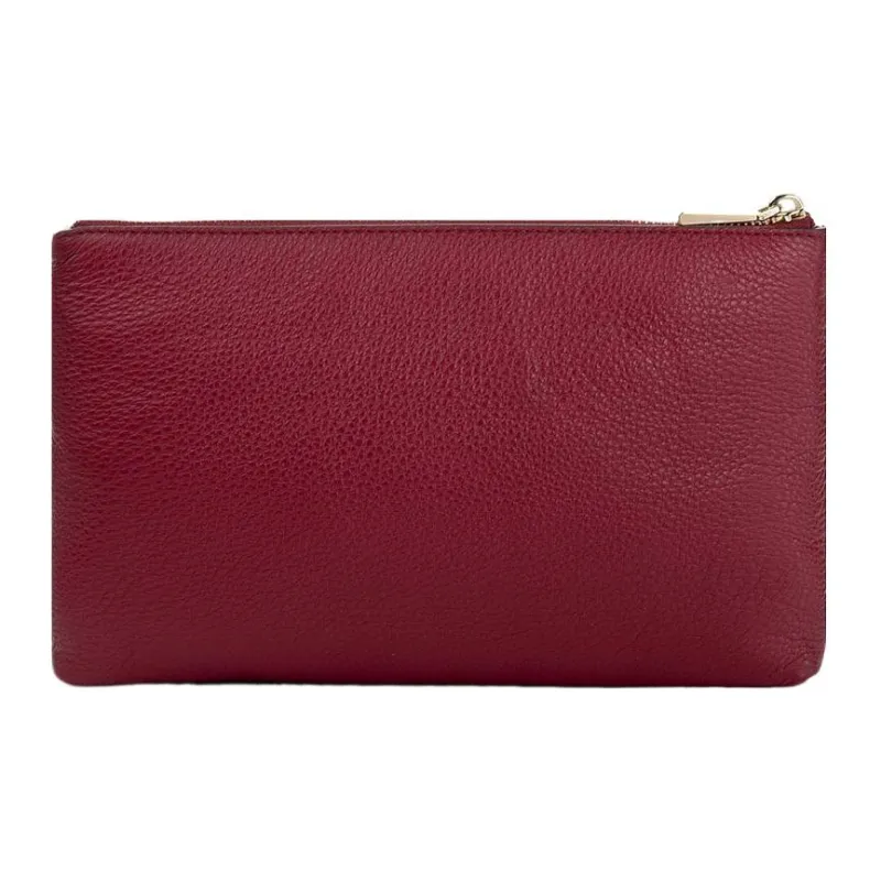 MICHAEL KORS Adele Grained Leather Handheld Shoulder Bag Crossbody Bag Women's Red-3
