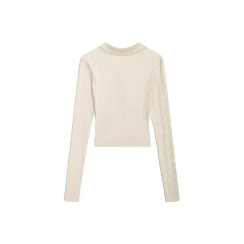 CALVIN KLEIN Regular T-Shirt Women's Almond Yellow-1