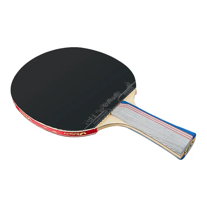 Butterfly Ping Pong Paddles Unisex Pure Wood Black Red-3
