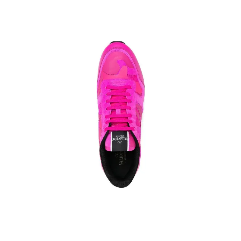 Valentino Shock Absorbers Low Top Sports Casual Shoes Men's Pink Vintage Version-2