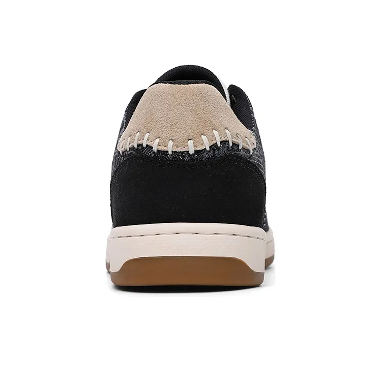 Dickies Patchwork Collection Low Top Skateboard Shoes Men's Black-3