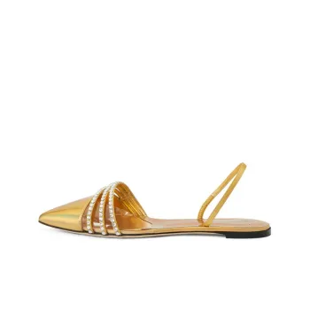 Giuseppe Zanotti Claralie Rhinestone embellished Slingback Pumps