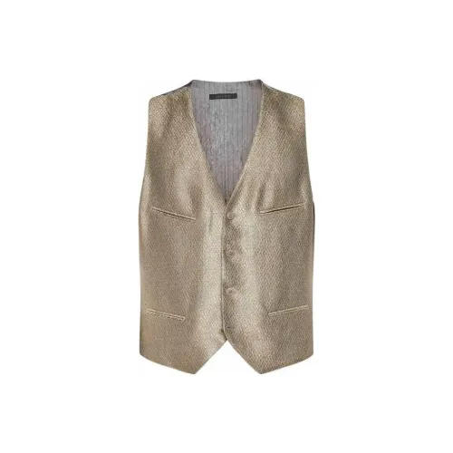 GIORGIO ARMANI Vests Men Gold