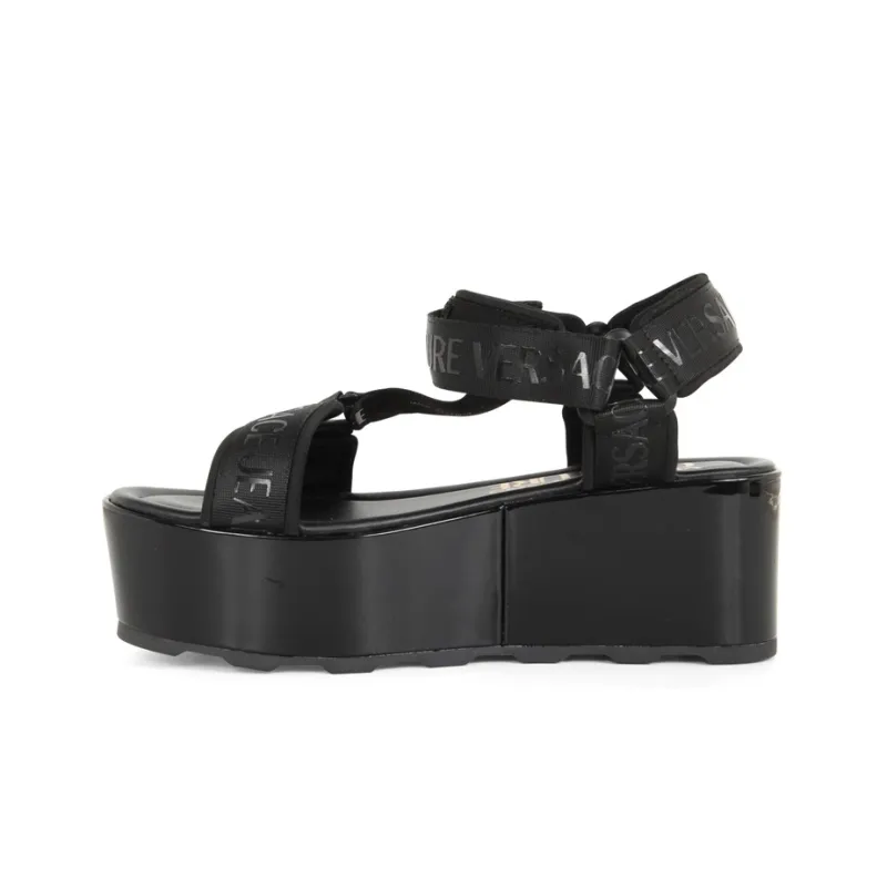 VERSACE JEANS Mallory Strap Sandals Women's Black-0
