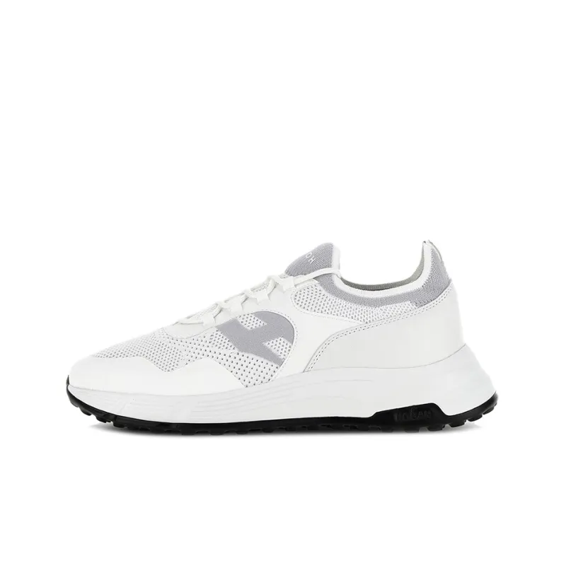 HOGAN Hyperlight Cushioning And Breathable Low Top Sports Casual Shoes Men's White-0